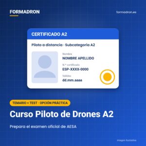 Curso Piloto de Drones A2 | Formadron