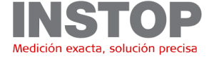 Logotipo de INSTOP, medición exacta, solución precisa