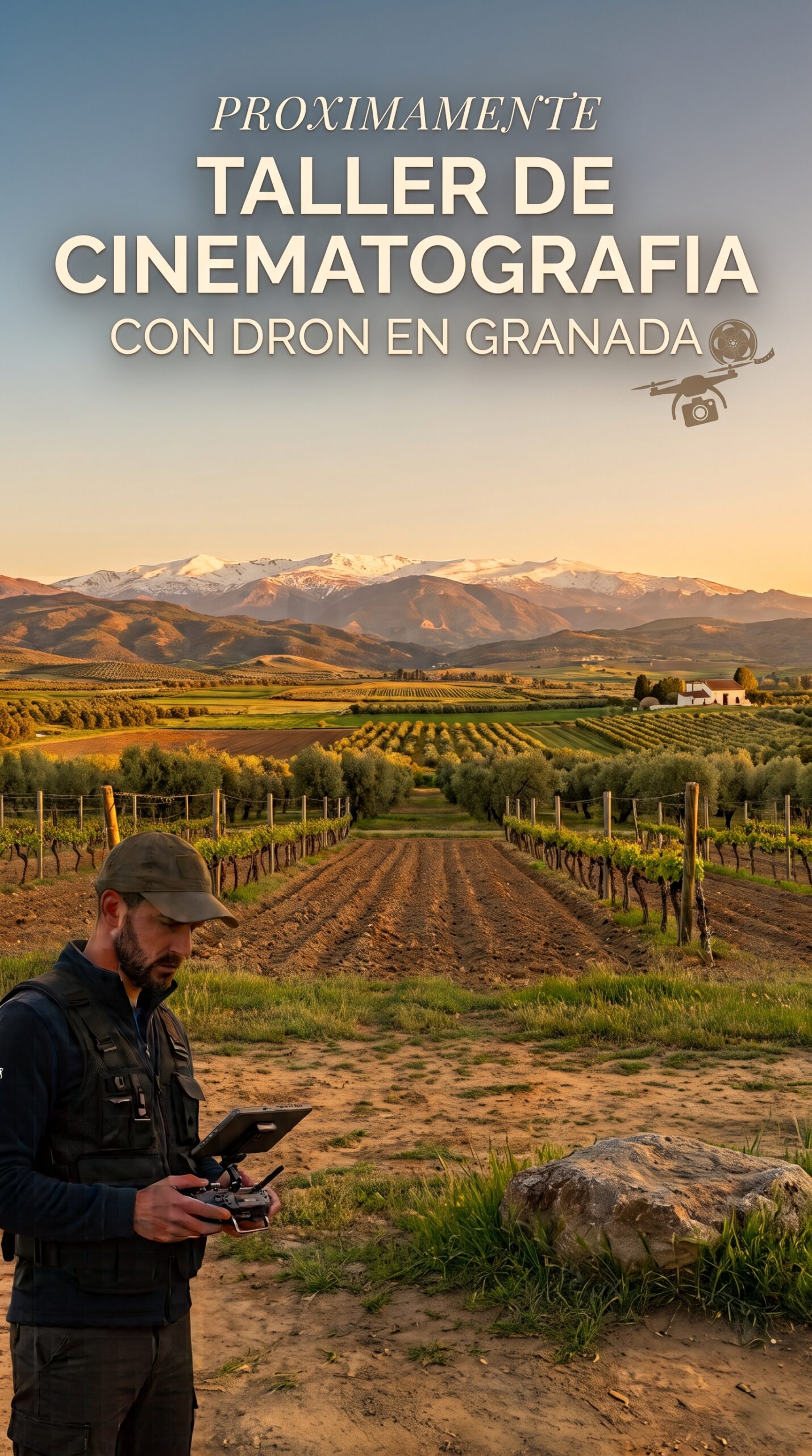 Taller de cinematografía con dron en Granada - próximamente
