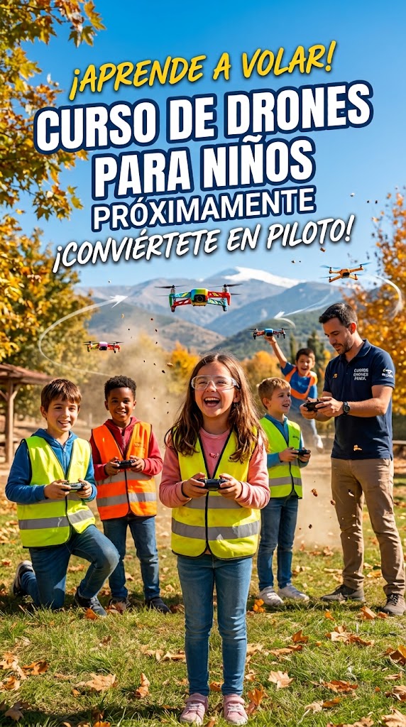 Curso de drones para niños - próximamente
