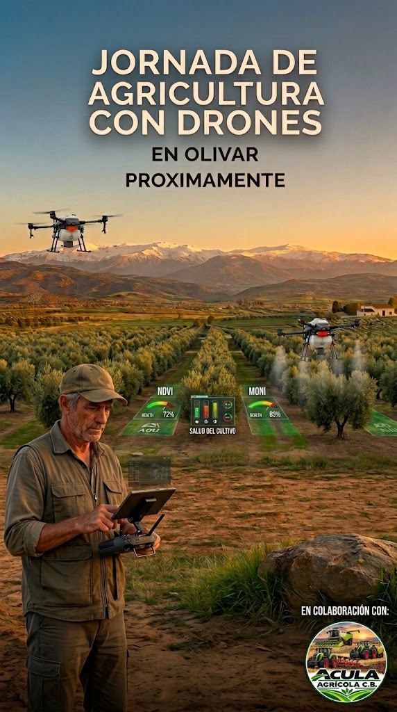 Jornada de agricultura con drones en olivar - próximamente